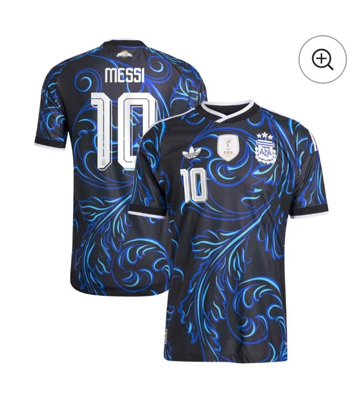 Messi Argentina football Wc away jersey