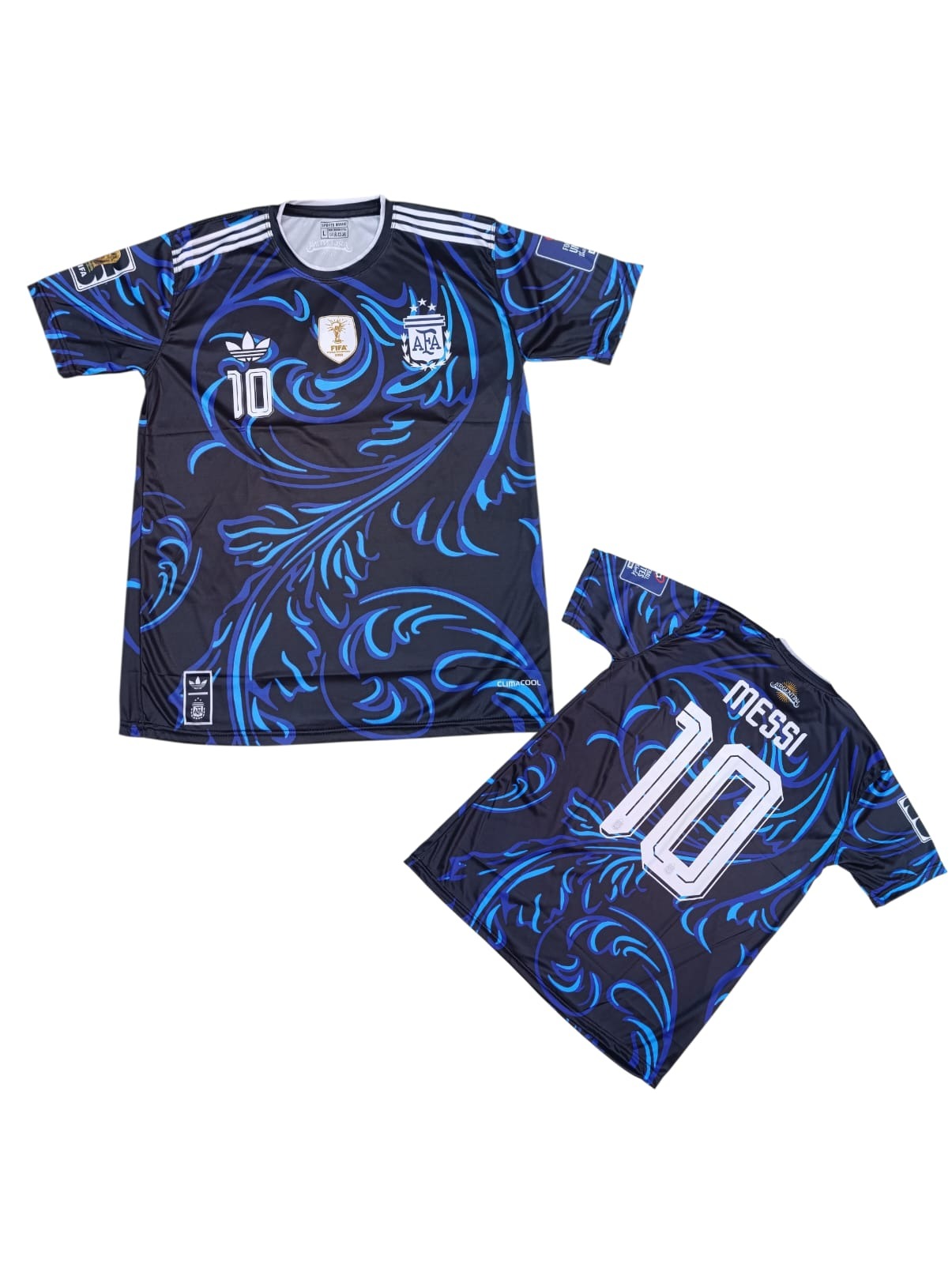 Messi Argentina football Wc away jersey